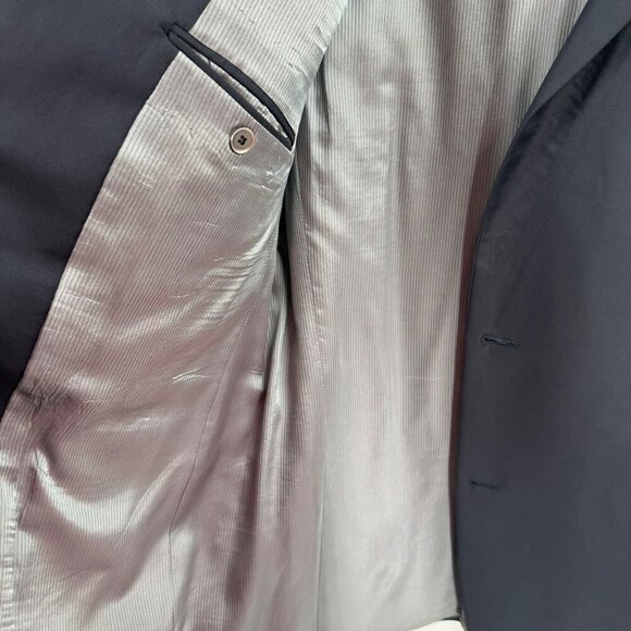 Jack Victor Super 110s Black Blazer Mens Size 44L - Picture 3 of 8